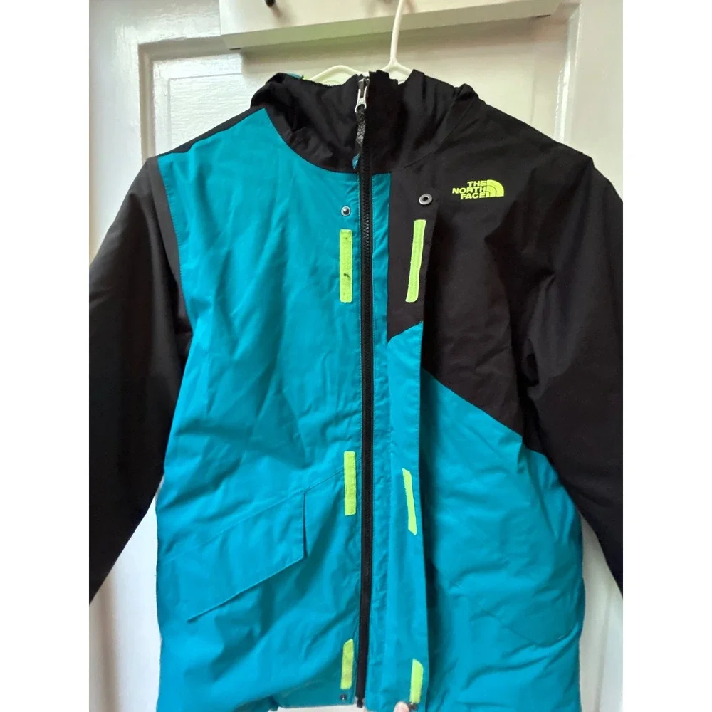 The North Face Boys HyVent Waterproof Colorblock Insulated Ski Jacket XL 18/20